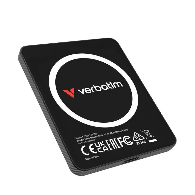 Snapback Ultra Slim Portable SSD, USB 3.2 Gen 2x2, 512GB BACK-optimized